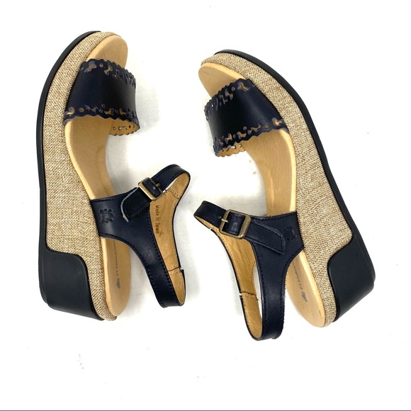 El Naturalista 5026 Leaves Leather sandals black - Picture 6 of 10